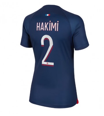 Paris Saint-Germain Achraf Hakimi #2 Koszulka Podstawowych Kobiety 2023-24 Krótki Rękaw